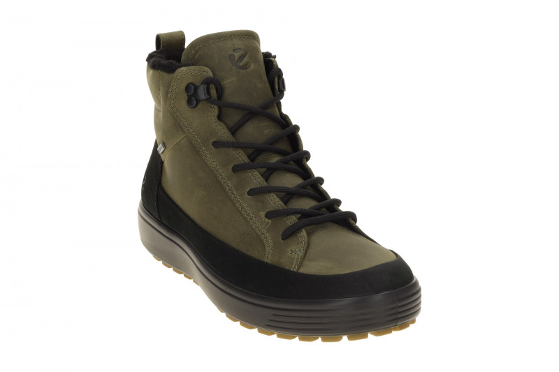 Ecco Soft 7 Tred Stiefel grün tarmac GORE-TEX Winter Boots 450444