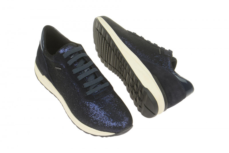 Geox Respira Airell B Sneakers in schwarz blau Damenschuhe
