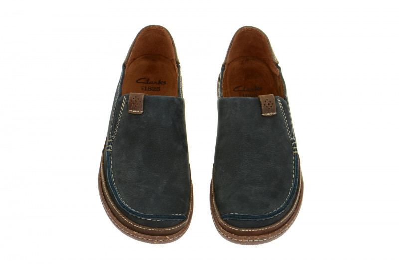 Clarks Trapell Form Schuhe blau Slipper