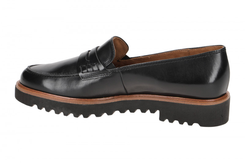 Paul Green Schuhe Slipper schwarz Kalb 2694