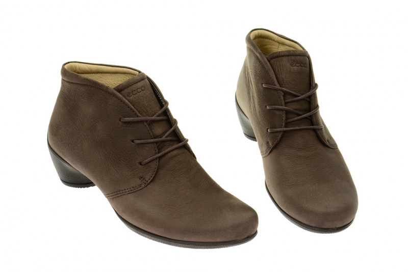 Ecco Sculptured Stiefelette coffee braun