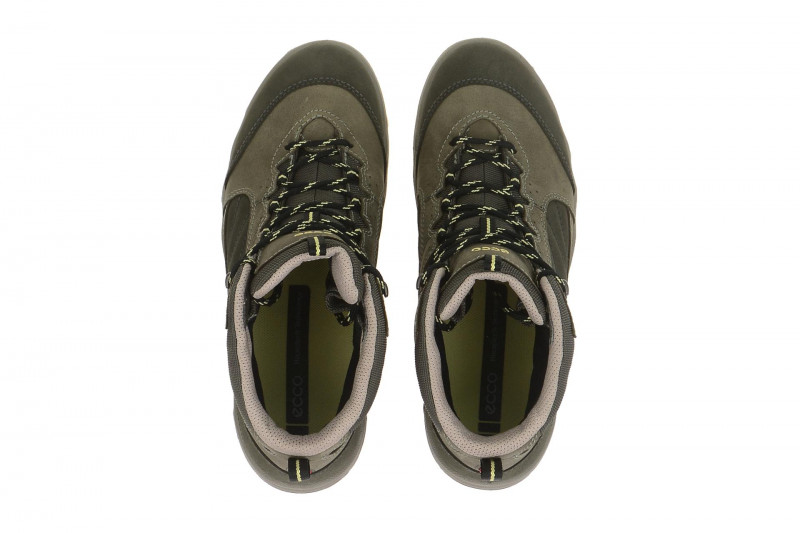 Ecco Ulterra GTX Stiefel grau gelb Boots