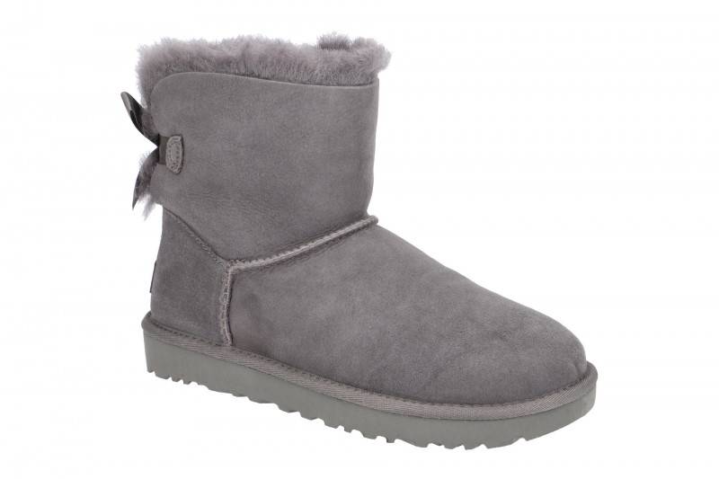 UGG Stiefel grau Mini Bailey Bow II