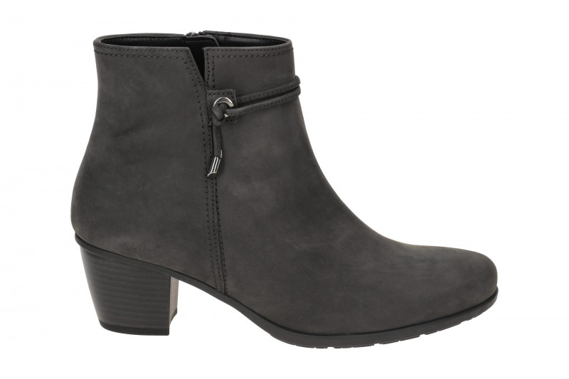 Gabor Stiefelette grau pepper Nubuck 55.522.19