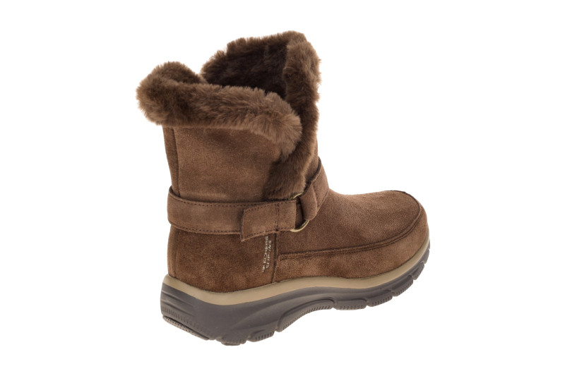 Skechers Easy Going Stiefel dunkelbraun Schlupf Boot