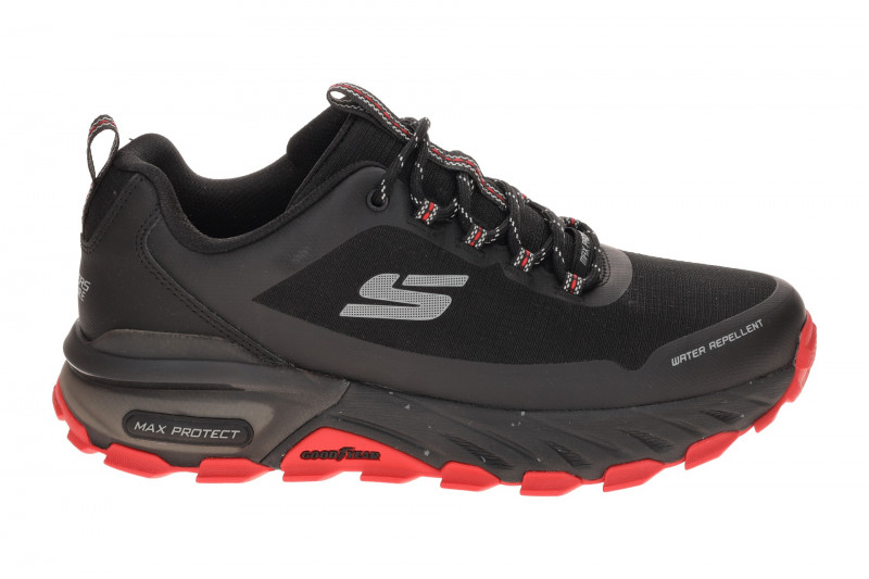 Skechers Max Protect Schuhe schwarz rot Herren Outdoor 237669