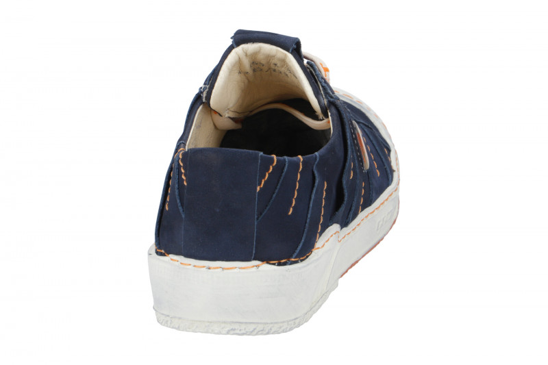 Eject Puzzle Schuhe blau orange Nubuck 12359