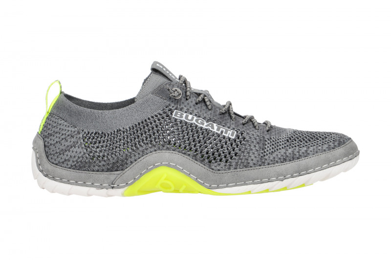 bugatti Quetzal Schuhe Sneakers grau gelb