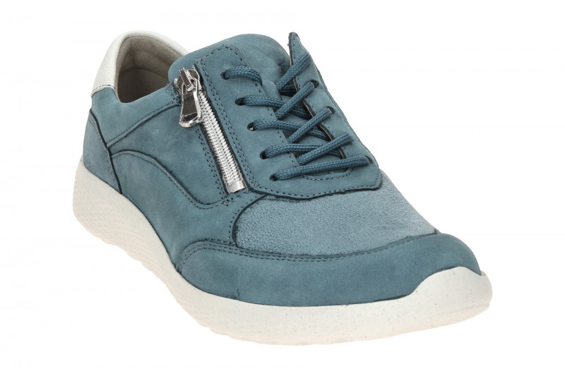 Waldläufer Ira Schuhe blau denim K-Weite OrthoTritt