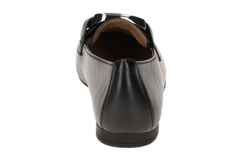 Gabor Schuhe Slipper Loafer schwarz Nappa 45.215.27