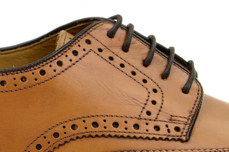 Gordon & Bros Levet Schuhe tan braun PU-Sohle 2318-Y