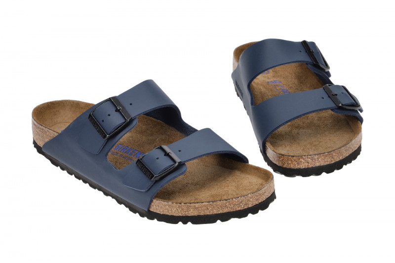 Birkenstock Arizona BS Pantolette blau Normal Weit 51061