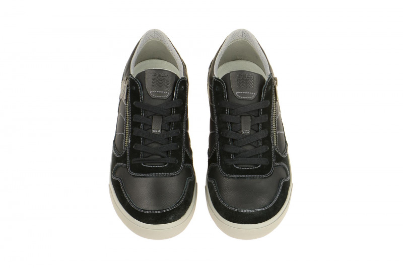 Geox Box Schuhe schwarz grau U82R3C