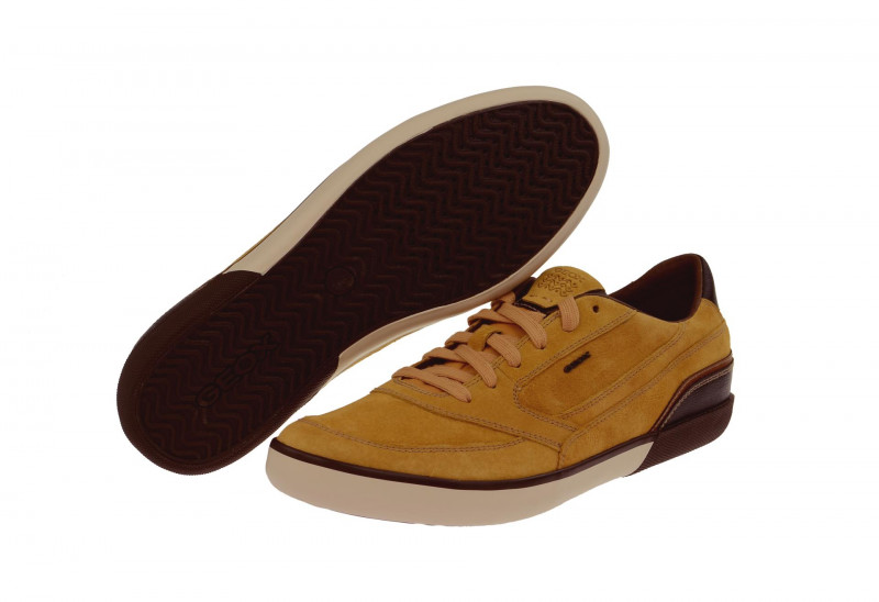 Geox Box Schuhe gelb Nubuck - U44R3A
