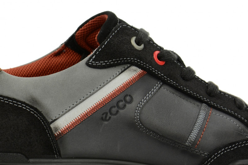 Ecco Fraser Schuhe grau schwarz
