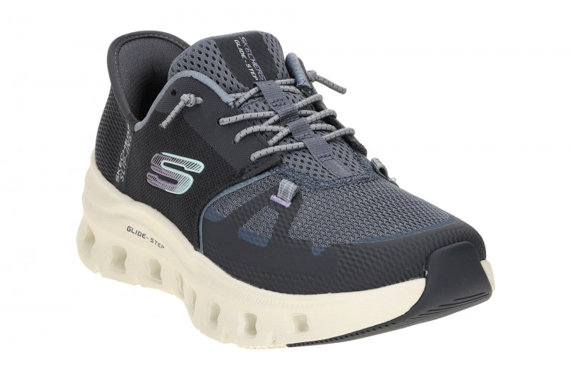 Skechers Glide Step Schuhe blau navy Damen SLIP-INS 150420