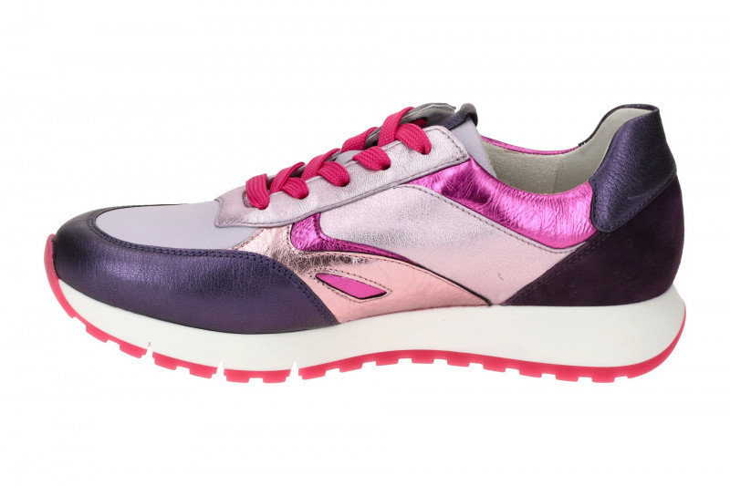 Gabor comfort Sneaker Schuhe lila metallic 62.488.58