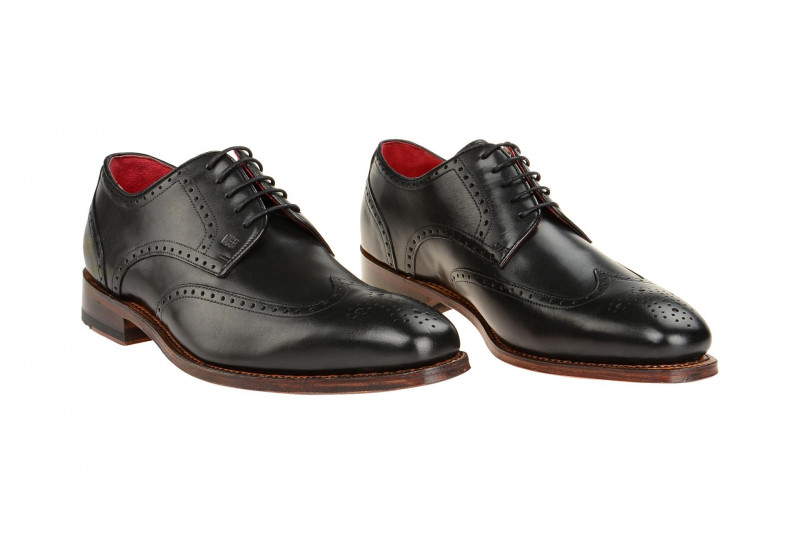 Gordon Bros Schuhe Havret schwarz Rahmengenäht 2466-A