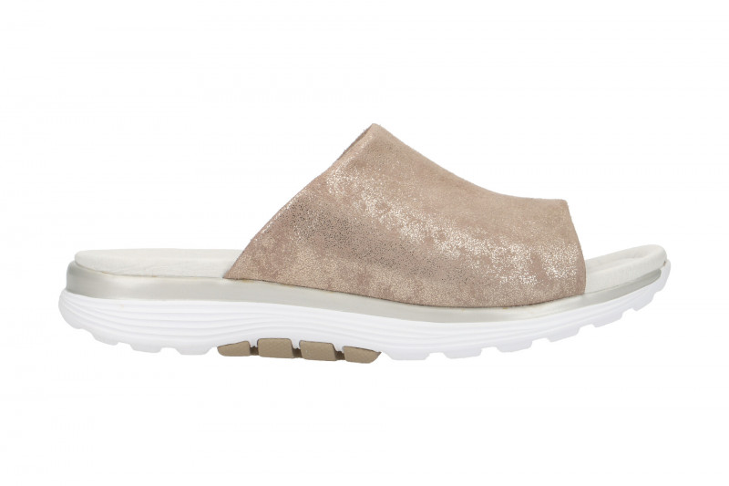 Gabor RollingSoft Pantolette beige metallic