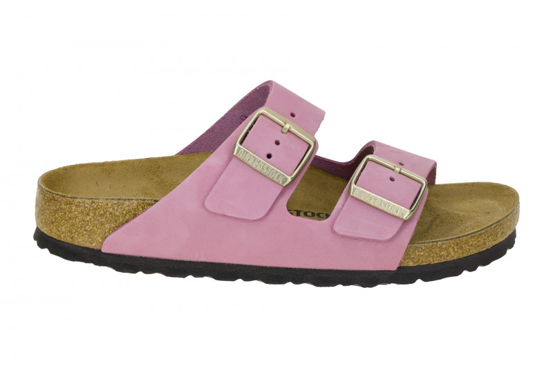 Birkenstock Arizona BS Pantolette lila crocus Nubuk SCHMAL 1028024