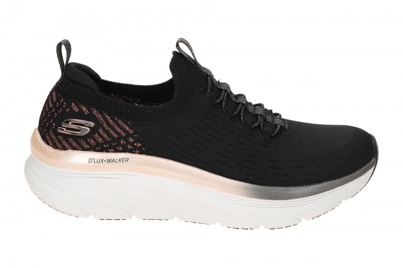 Skechers D`Lux Walker Schuhe Slipper schwarz Relaxe 149366