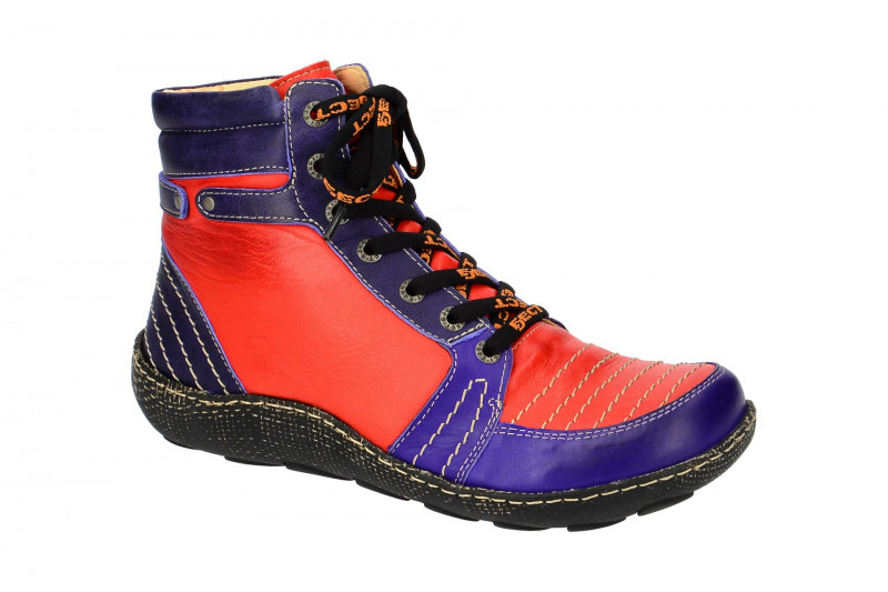 Eject Good Damen Stiefelette rot lila 18595