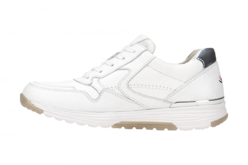 Gabor RollingSoft Schuhe weiß silber Glattleder 86.978.50