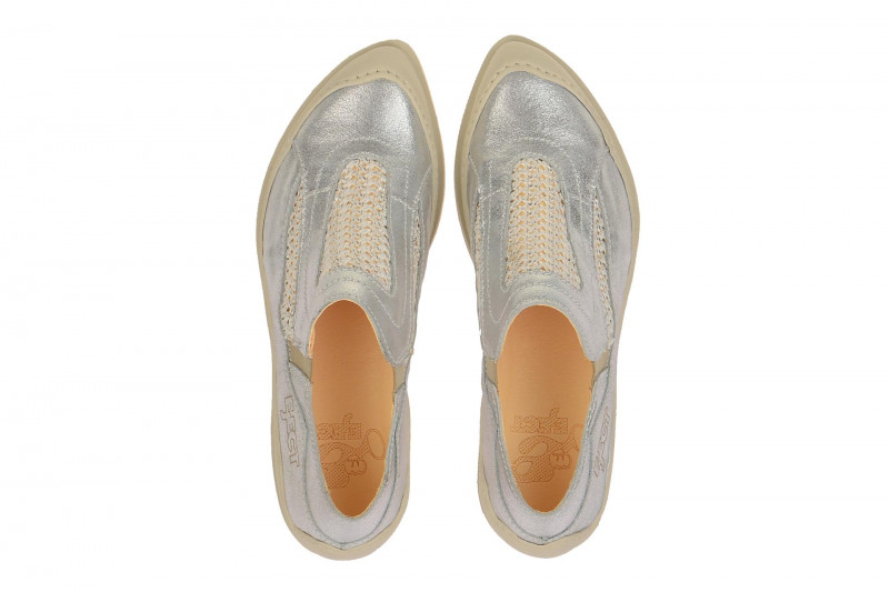 Eject Ciber Schuhe silber grau Slipper