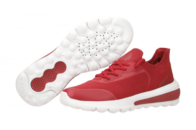 Geox Spherica Actif Schuhe Slipper rot Damen D35THA