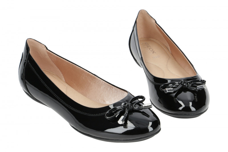 Geox Charlene Ballerinas schwarz Lack D02Y7B