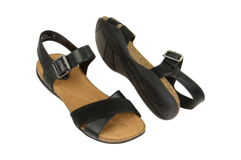 Clarks Autumn Air Sandale schwarz 26123789 4