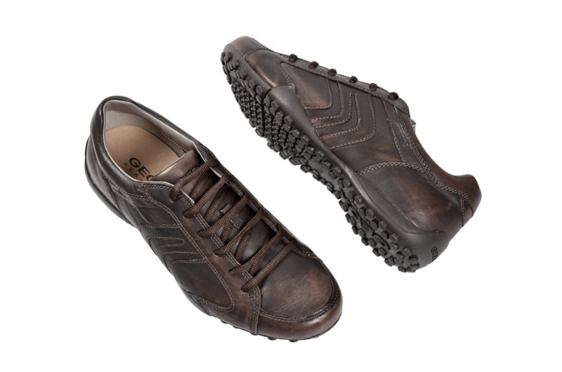 Geox Snake F Schuhe in dunkelbraun U3407F