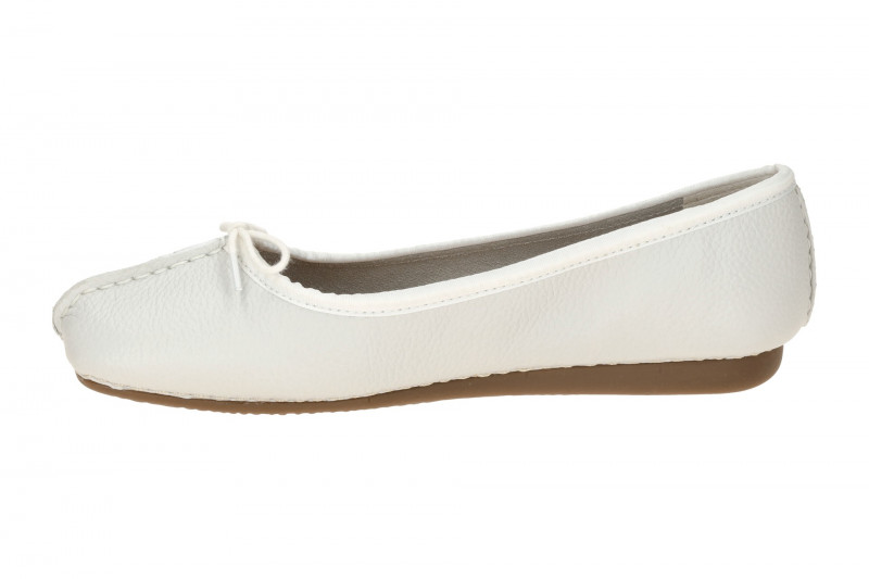 Clarks Freckle Ballerinas weiß