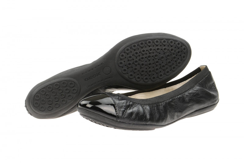 Geox Charlene Schuhe schwarz Ballerinas D62Y7A