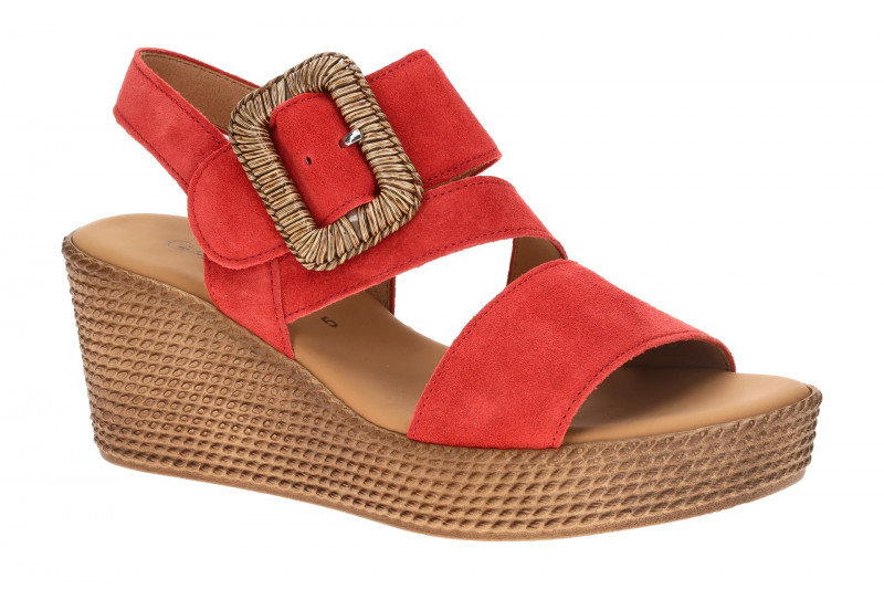 Gabor Wedges Keil Sandale rot chilli 84.771.15