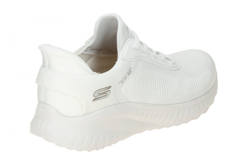 Skechers Bobs Squad Chaos Schuhe weiß SLIP-INS 117497