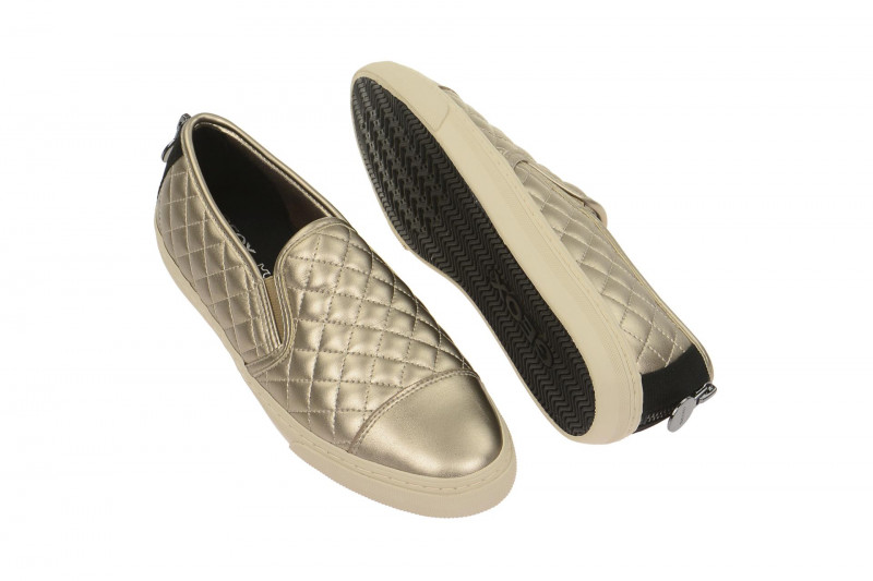 Geox New Club Slipper gold metallic