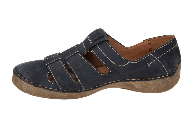 Josef Seibel Fergey 59 Schuhe Slipper blau Klett