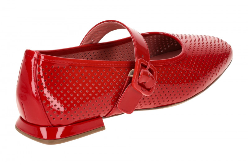 Högl Dolly Ballerina rot Lack gelocht 0964