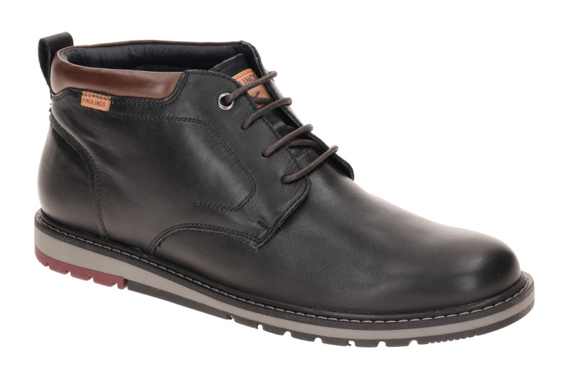 Pikolinos Berna Winter Stiefelette schwarz Herren Lammfell M8J-N8181