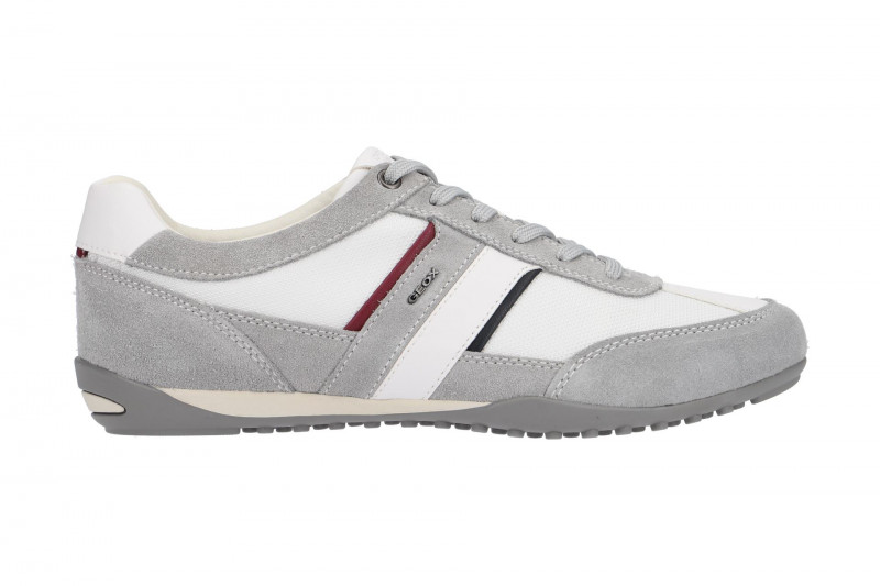 Geox Wells Schuhe weiß grau U52T5C