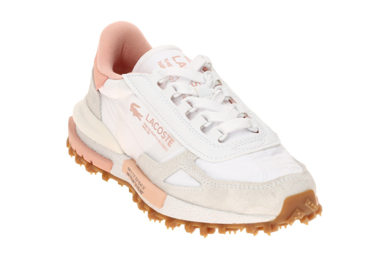 Lacoste Elite Active Sneakers Schuhe weiß rosa Damen 1269