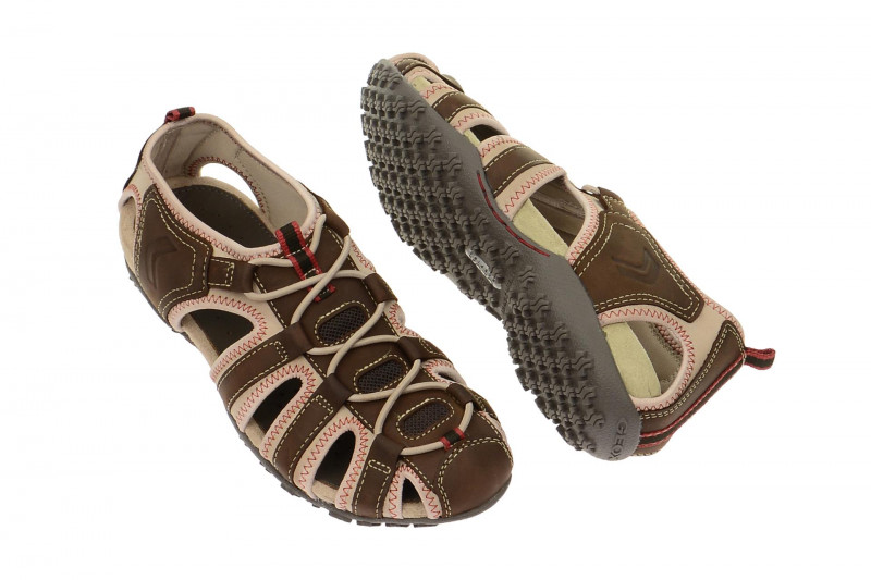 Geox Sand.Strel Sandale braun beige D7125U