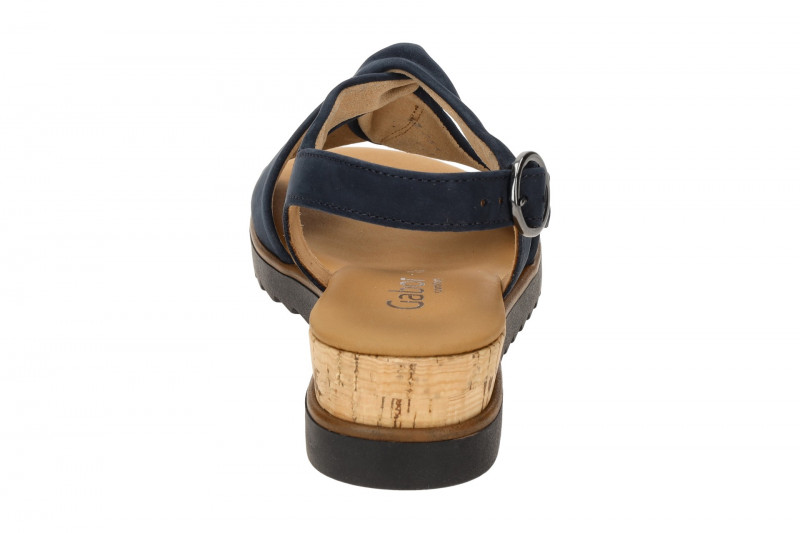 Gabor Genua T-Steg Sandale blau Nubuck 42.751.86