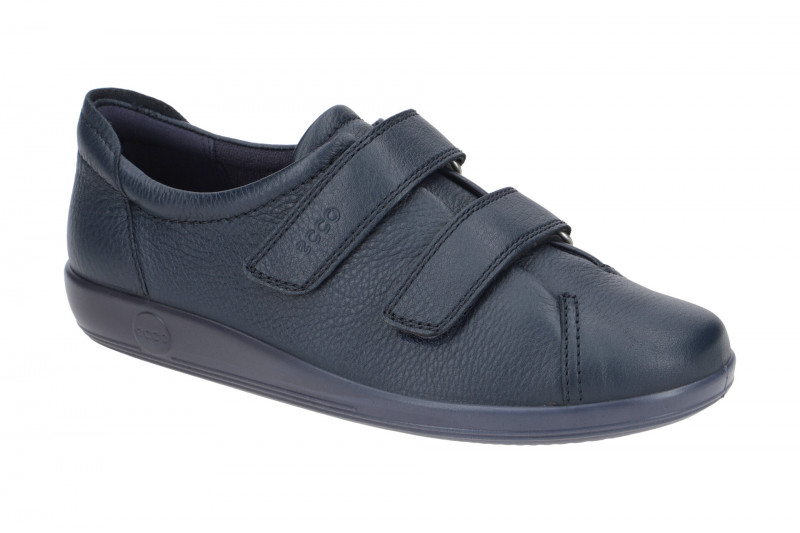 Ecco Soft 2 Schuhe blau Klett 206513