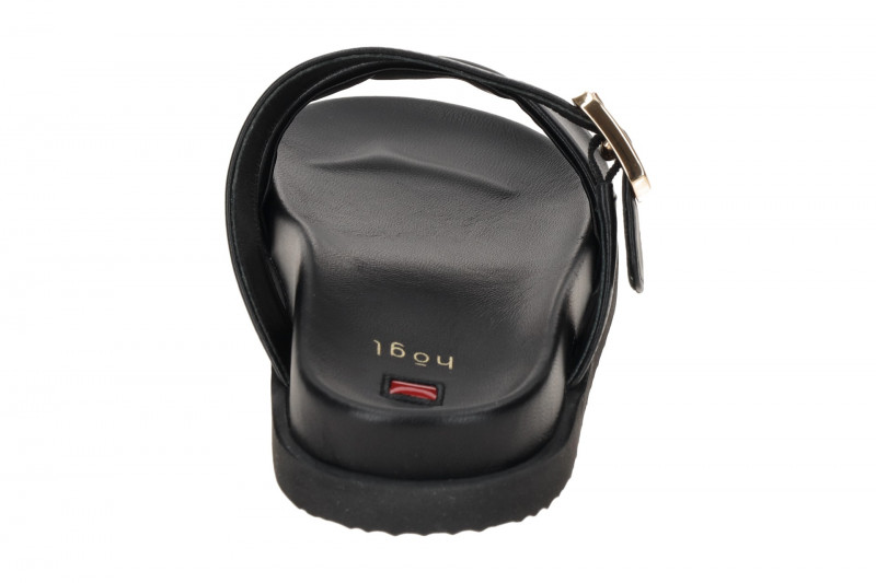 Högl Greta Pantolette schwarz Doppelriemen 0830