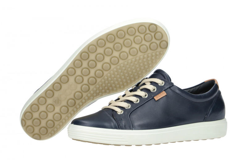 Ecco Soft 7 Schuhe blau Damen Sneakers