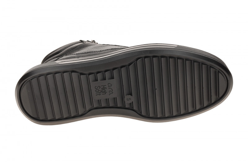 ARA Canberra Mid Sneaker Schuhe schwarz H-Weite Plateau 12-23008