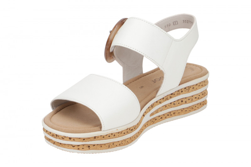 Gabor Fashion Sandalen weiß Nappa 84.550.20