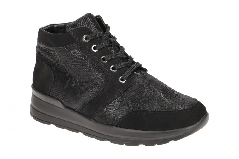 Waldläufer M-Sarah Stiefeletten schwarz Spezialweite M